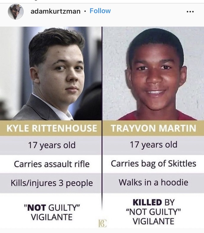 If Kyle were black would he be in jail?