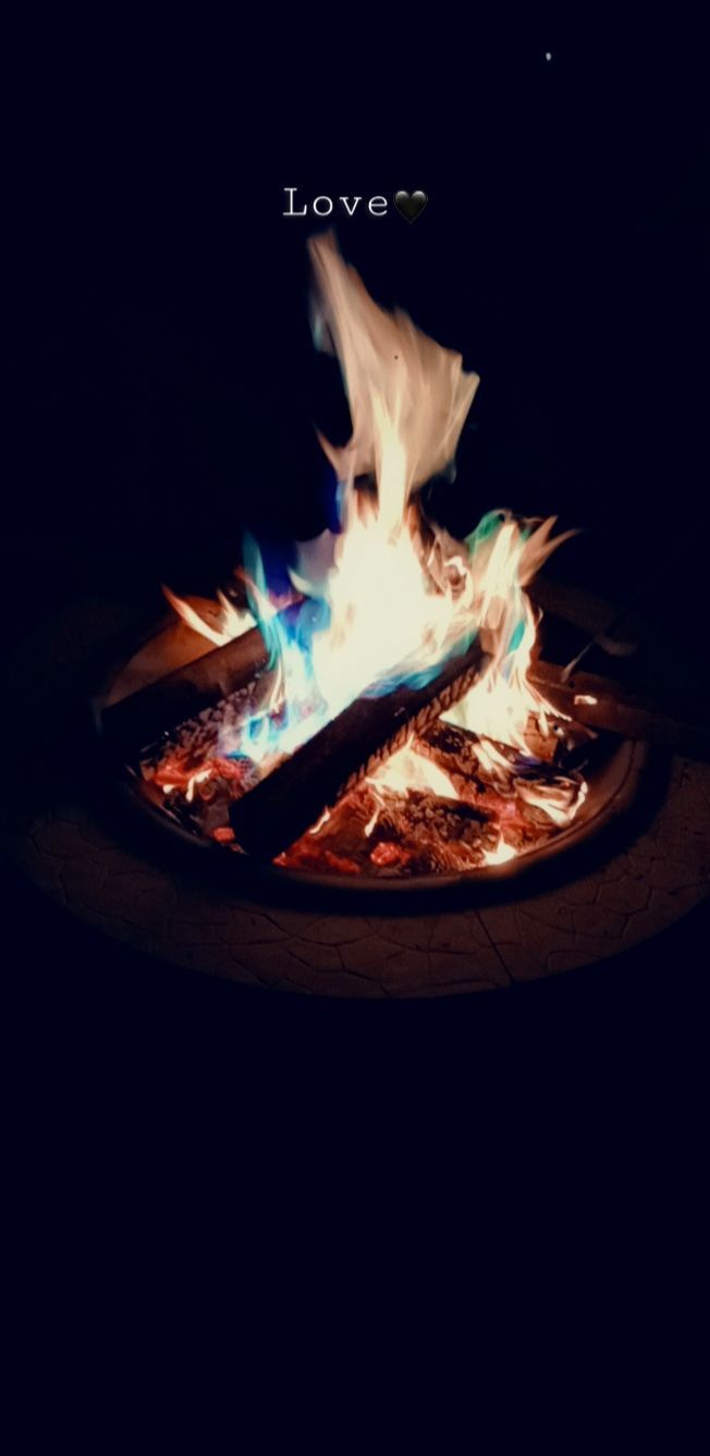 My colorful fire 🔥 ☺️