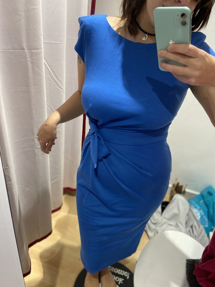 Charity Shop steal! which colour pink or blue?
