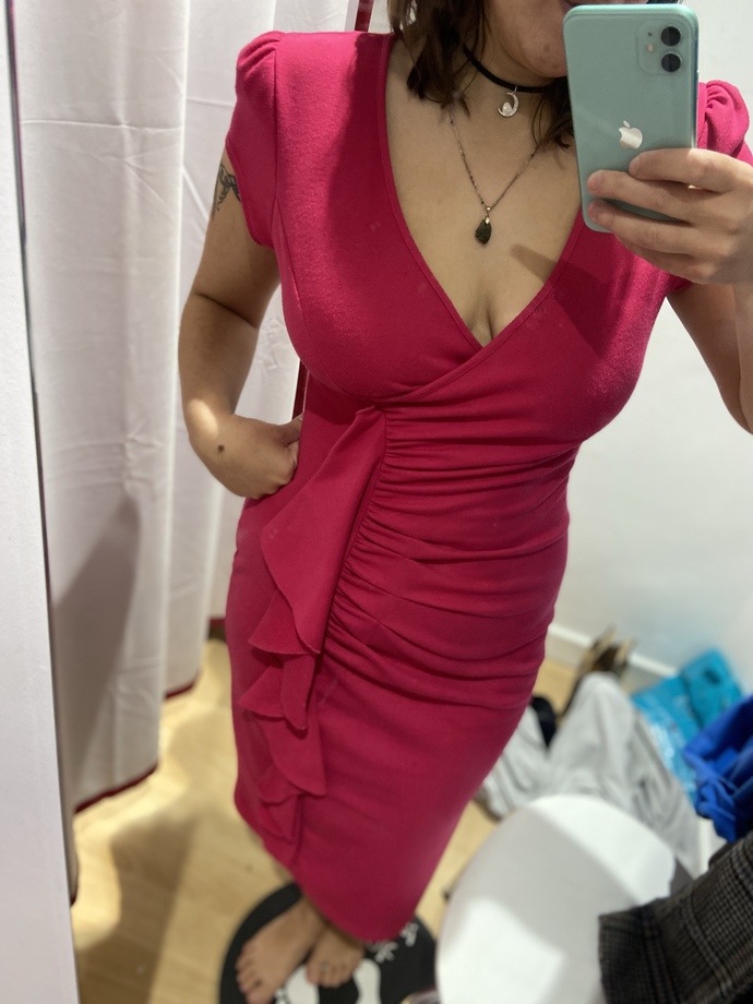 Charity Shop steal! which colour pink or blue?