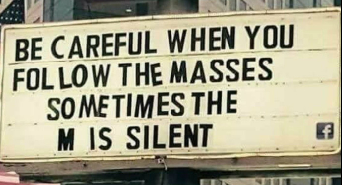 For the uneducated, anti-vaxxers who use Facebook for knowledge & research, what do you think of the attached quote (its ironically, from Facebook)?