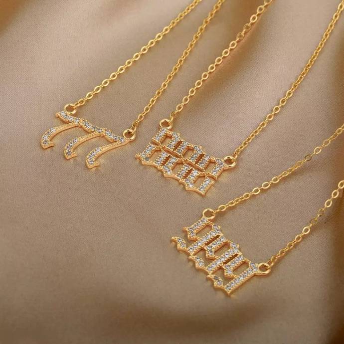 I want my numbers in a pendant which is best ?