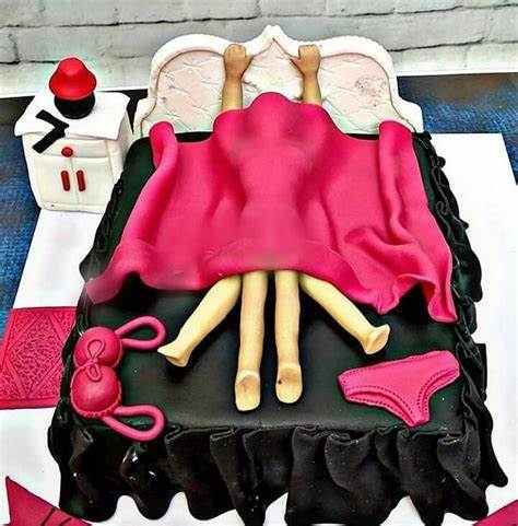 Someone gives you a vulgar cake for a celebration, what do you think?