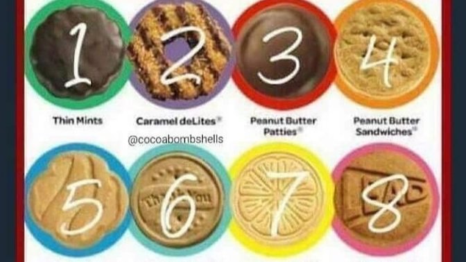 If you were to eat an entire box of Girls Scout cookies, which would you have?