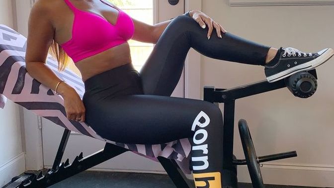 Would you wear a pornhub tight pants to the gym?