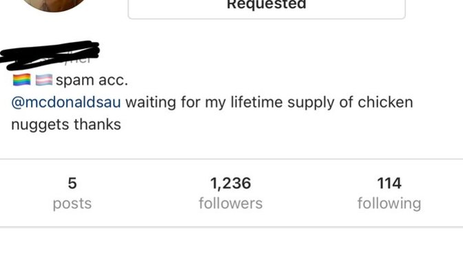 Does this chick Instagram bio means she is transgender? Please help?