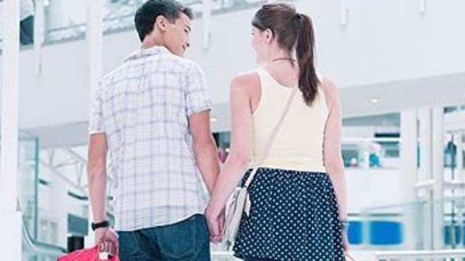 Guys & Girls: Is it weird when a boyfriend tries to be helpful/involved when shopping with his girlfriend?