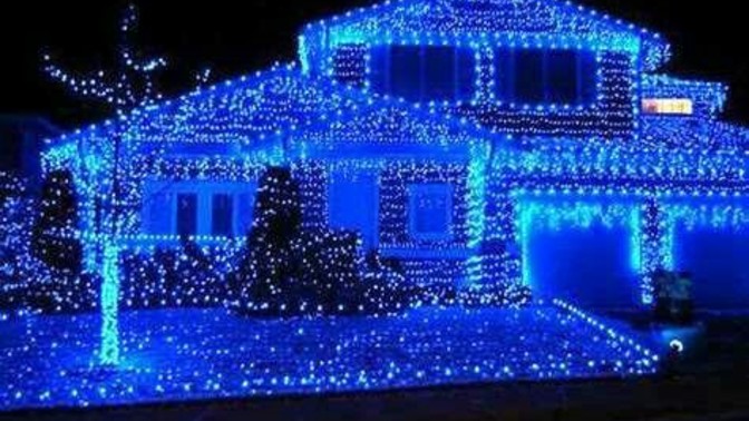 Have you ever thought Christmas lights were the police?