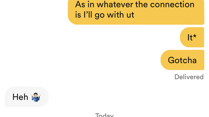 Is this guy I met up with from a dating app being creepy?