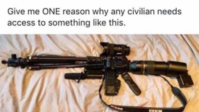 Why on earth do people need guns like this AR15?
