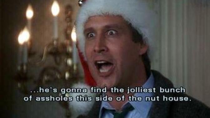 When Santa fits his fat white ass down your chimney Christmas night who will he find?