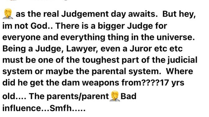Why are people saying that this Mother getting killed by her own son was karma just because of this post that she made?