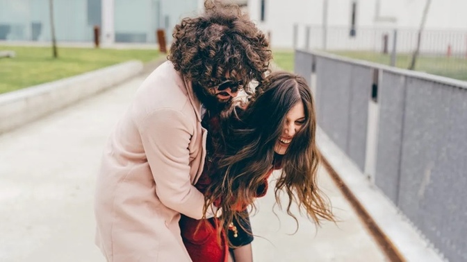 Is it inappropriate for another man to tickle your girlfriend on her stomach?