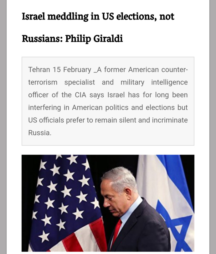 Are you OK with Israel meddling in the politics of the US?