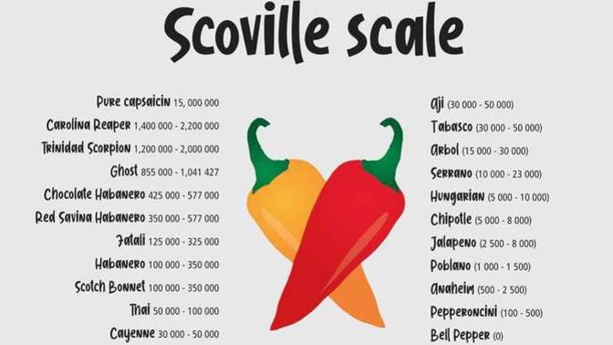 Scoville scale, how high can you go?