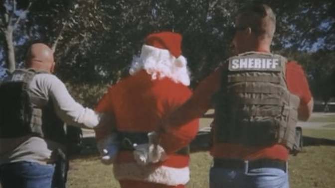 How is Santa different from creepy old man you wouldn't let your kids talk too?