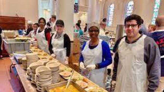 How many of You would Consider working in a Soup Kitchen on a Holiday?