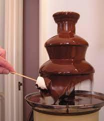 Ultimate: chocolate fondue fountain