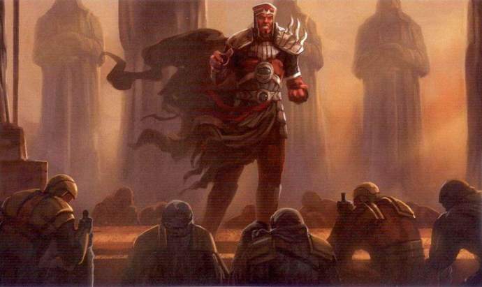 the sith were originally a crimson race of conquerors. A species, a culture, before a religion.