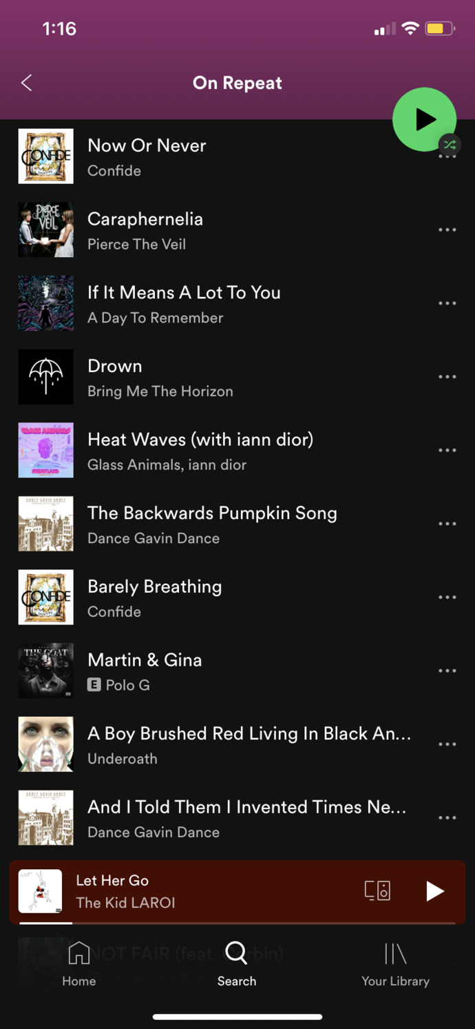 What songs do you have on repeat at the moment?