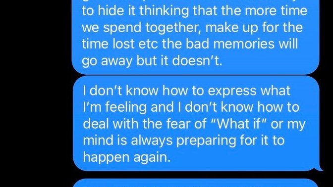 I was abusive toward my girlfriend, she left for a month and forgave me, but she sent me these messages recently, will she ever trust me again?