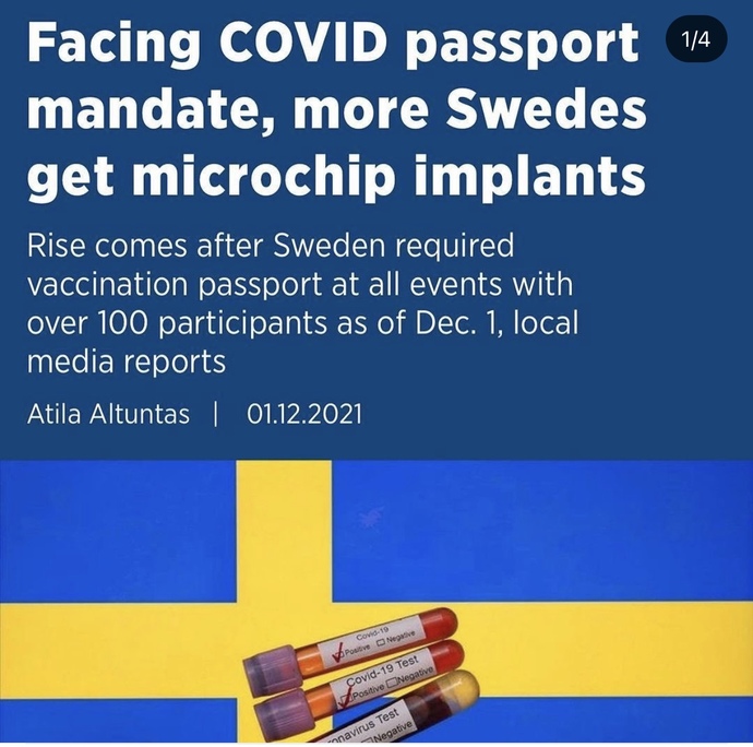 Sweden has welcome mark of the beast?
