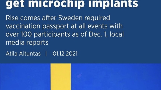 Sweden has welcome mark of the beast?