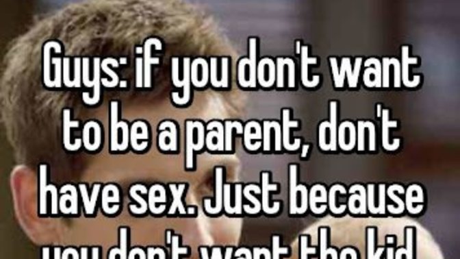 Do you think it's time to hold women to the same standard as men when it comes to children?