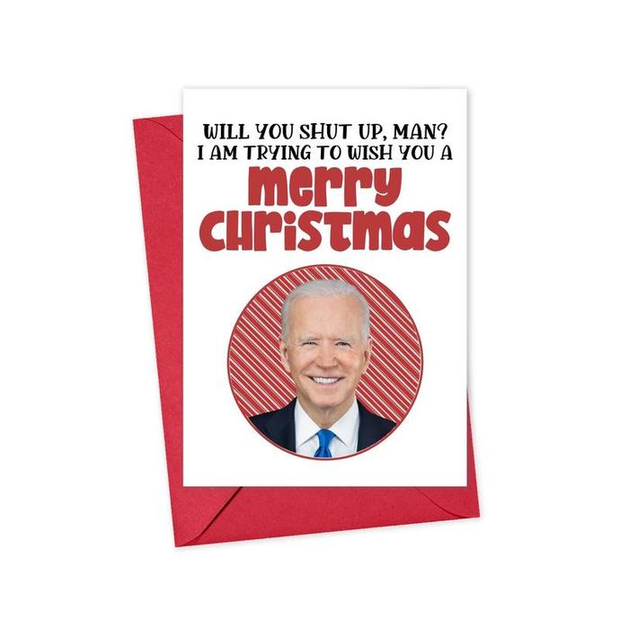 Is the fake Trump Christmas card better than the real one?