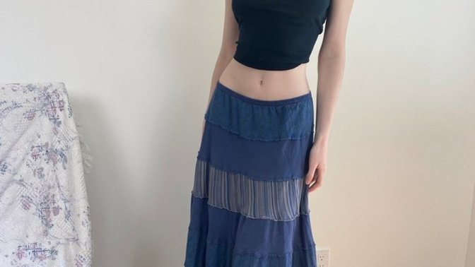 Do you think my long skirt is nice?
