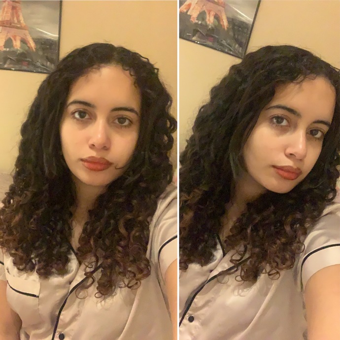 Do my bangs look better out or tucked in? Do they look weird out (I always tuck them in because they’re straight unlike the rest of my hair)?