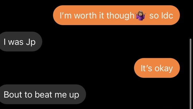Would this make you realize that somebody isn’t right for you?