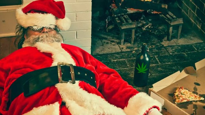 Do you think Santa Claus partakes in the chronic?