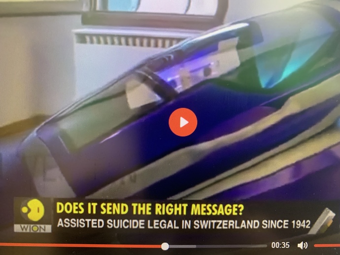 Switzerland has made a machine to commit suicide painlessly?