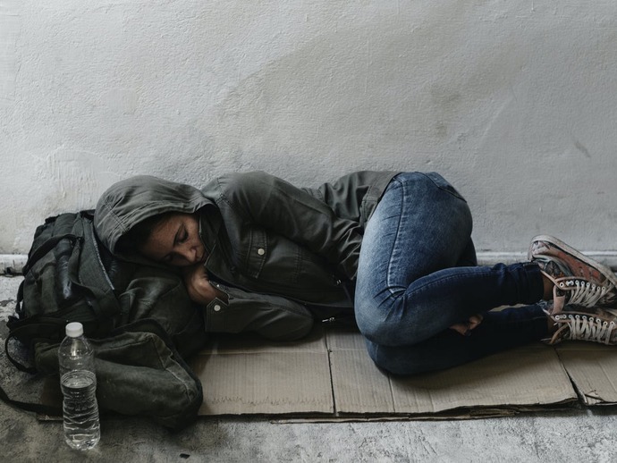 Why are women rarely homeless?