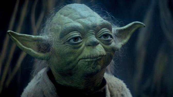 Yoda just became I. Now like this talk I?