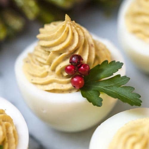 deviled eggs