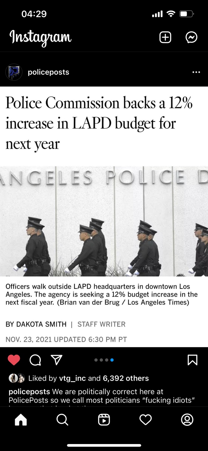 “Defund the police” fading, your thoughts?