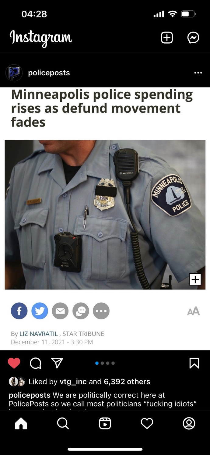 “Defund the police” fading, your thoughts?