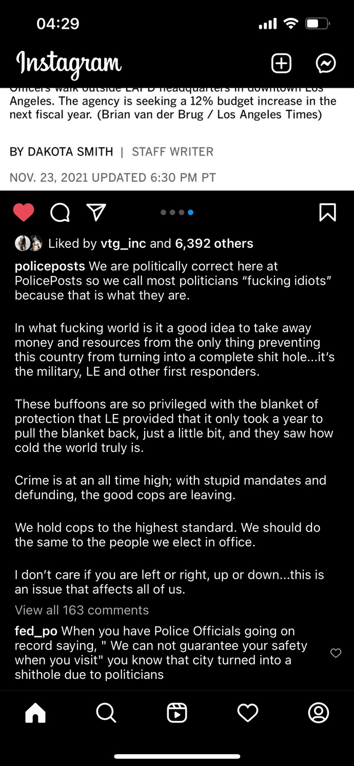 “Defund the police” fading, your thoughts?