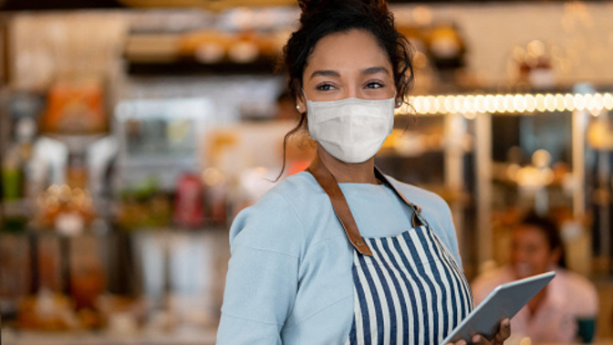 Is it weird to ask a waitress to show you her face?
