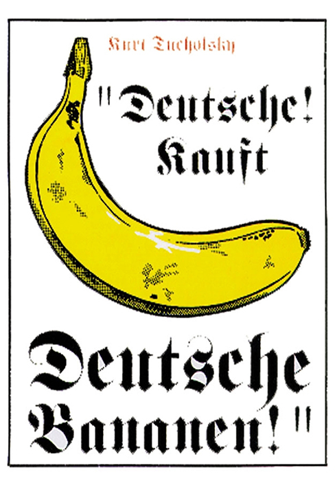 "Germans! Buy German bananas!"