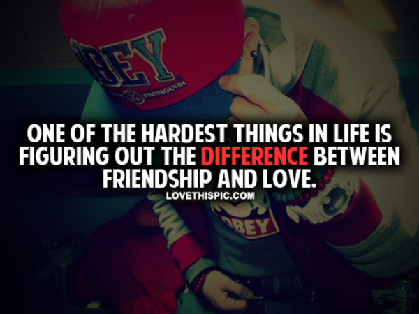 Friendship vs. Relationship?