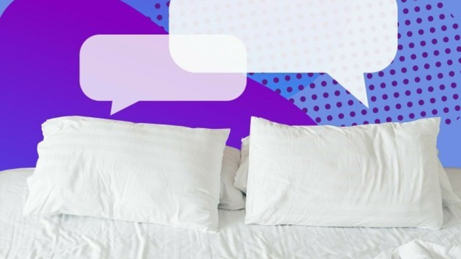 Morning in bed, casually talking, your partner asks if you are still looking, what would this mean?