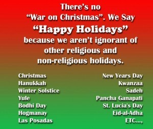 Was there ever a War on Christmas or was is just a way to stir up the MAGA clowns?