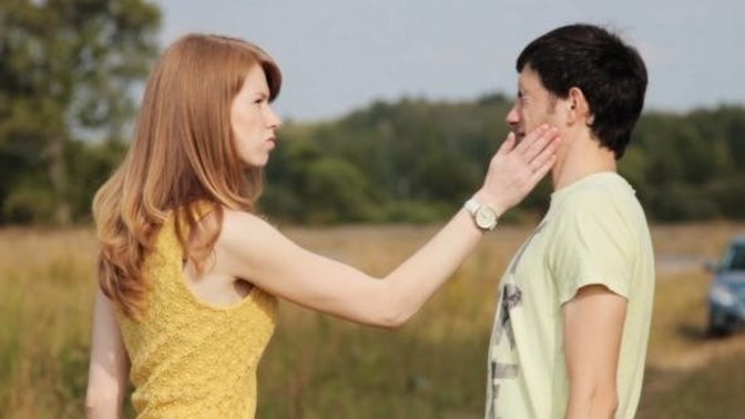 Guys, how would you feel if a girl slapped you because she feels like you don’t love her?