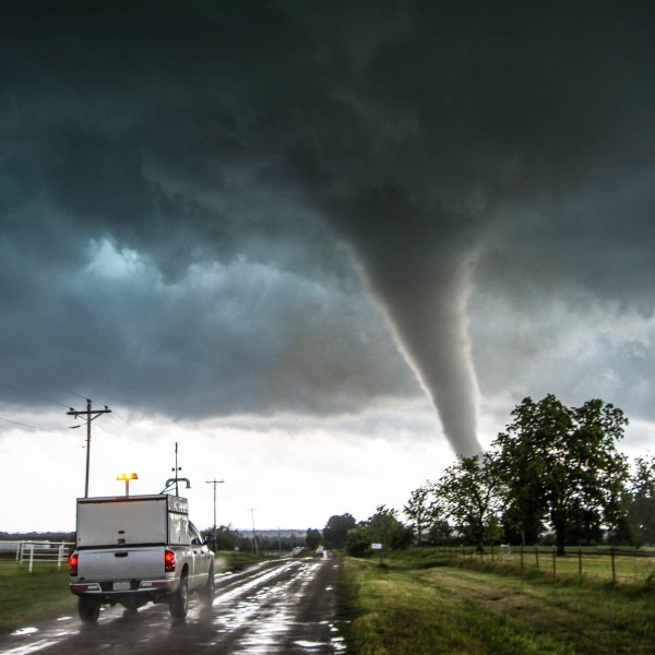 Why are people shocked when workers work in a tornado?
