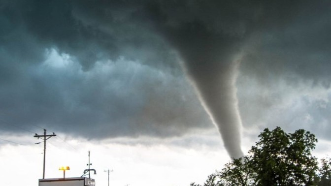 Why are people shocked when workers work in a tornado?