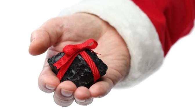 Has anyone ever actually received coal for Christmas?