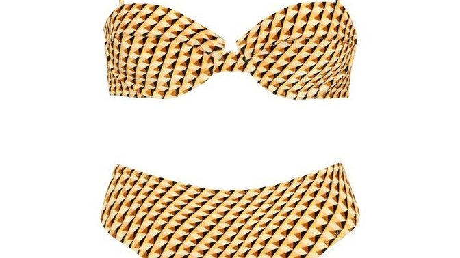 What do bikinis cost more than women's jeans?